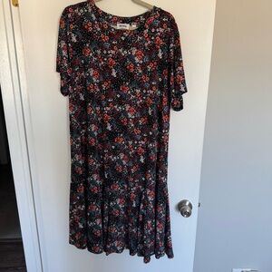 Floral dress size 2X